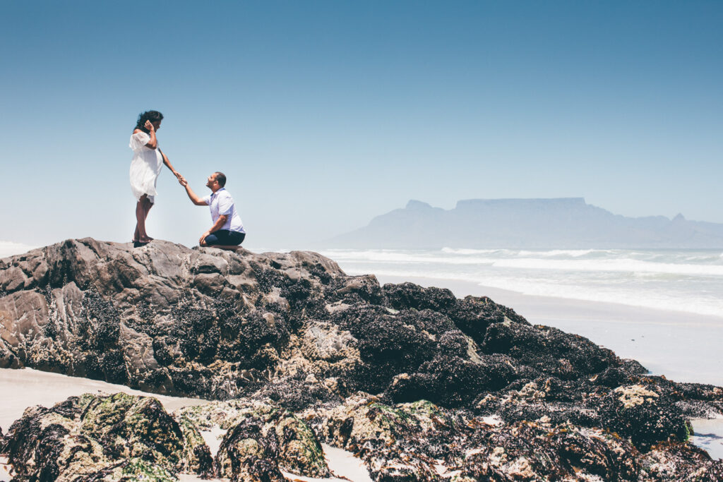 Storygrpahie Wedding Jessica Krämer, Engagement-Shooting In Kapstadt am Meer