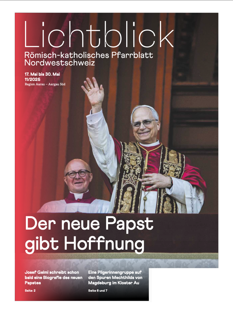 Titelbild Papst Leo XIV. für Magazin Lichtblick